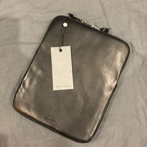 NWT John Varvatos Collection iPad leather case